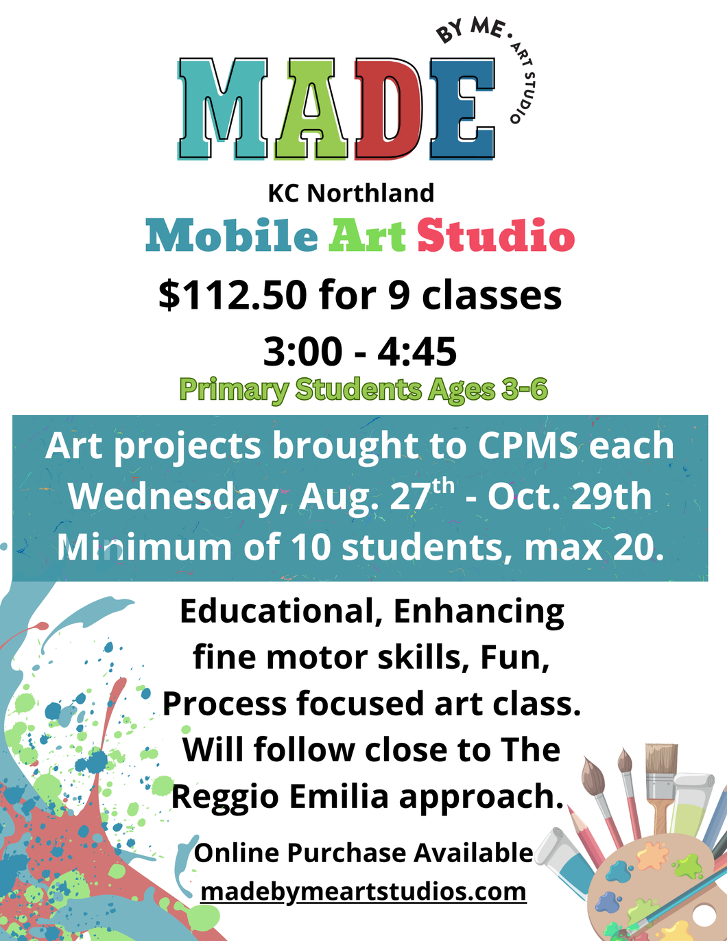 Clay-Platte Primary Aug - Oct Ages 3-6